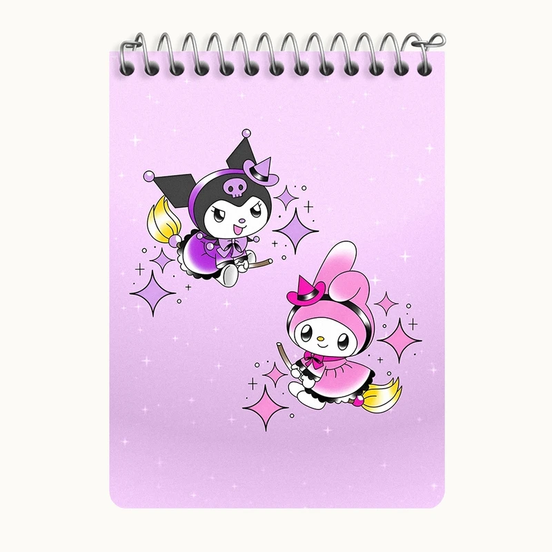 دفتر یادداشت 50 برگ خندالو طرح کرومی و مای ملودی کد N8979