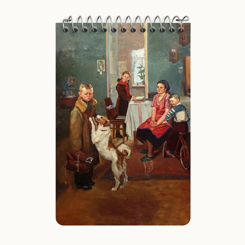 دفتر یادداشت 50 برگ خندالو طرح نقاشی دوباره مساوی اثر فدور رشتنیکوف کد F12293