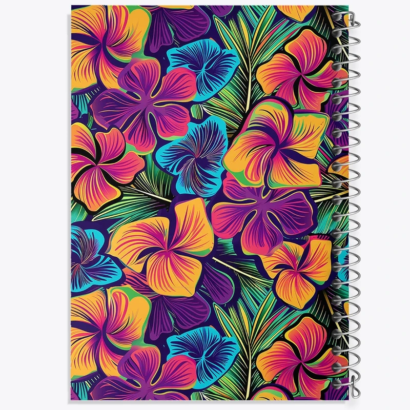 دفتر طراحی 50 برگ خندالو طرح گل گلی کد N1457