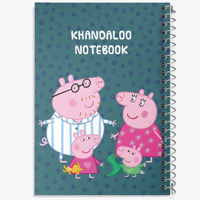 دفتر مشق 50 برگ خندالو طرح انیمیشن پپا پیگ (Peppa Pig) کد N9235