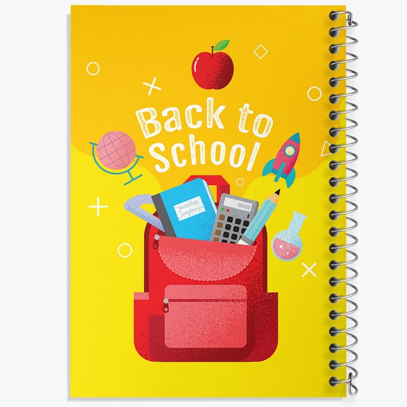 دفتر طراحی 50 برگ خندالو طرح بازگشت به مدرسه کد 30040