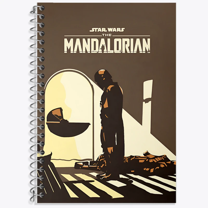 دفتر نت موسیقی 50 برگ خندالو طرح مندلورین (The Mandalorian) کد F13742