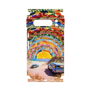 MAHOOT Collage of Orange Sky-FullSkin Cover Sticker for Google Pixel 8 Pro