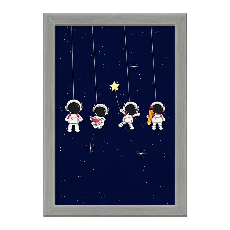 تابلو خندالو طرح فضانورد های بامزه کد F6425