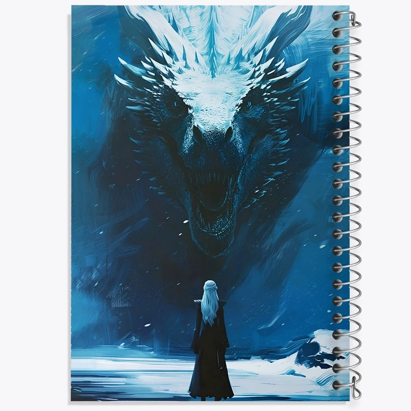 دفتر شطرنجی 50 برگ خندالو طرح بازی تاج و تخت (Game Of Thrones) کد F10158