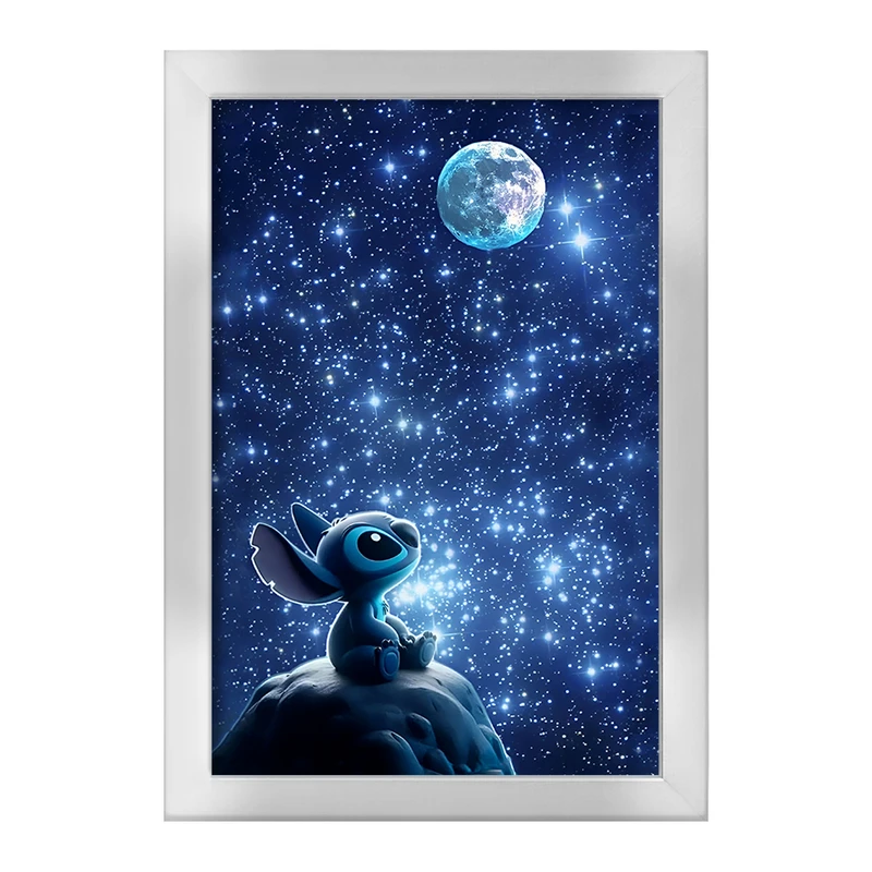 تابلو خندالو طرح استیچ (Stitch) کد F14393