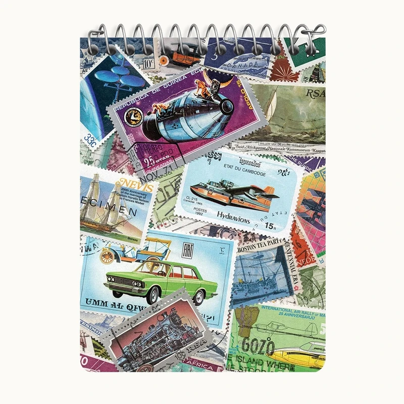 دفتر یادداشت 50 برگ خندالو طرح تمبر کد N8289