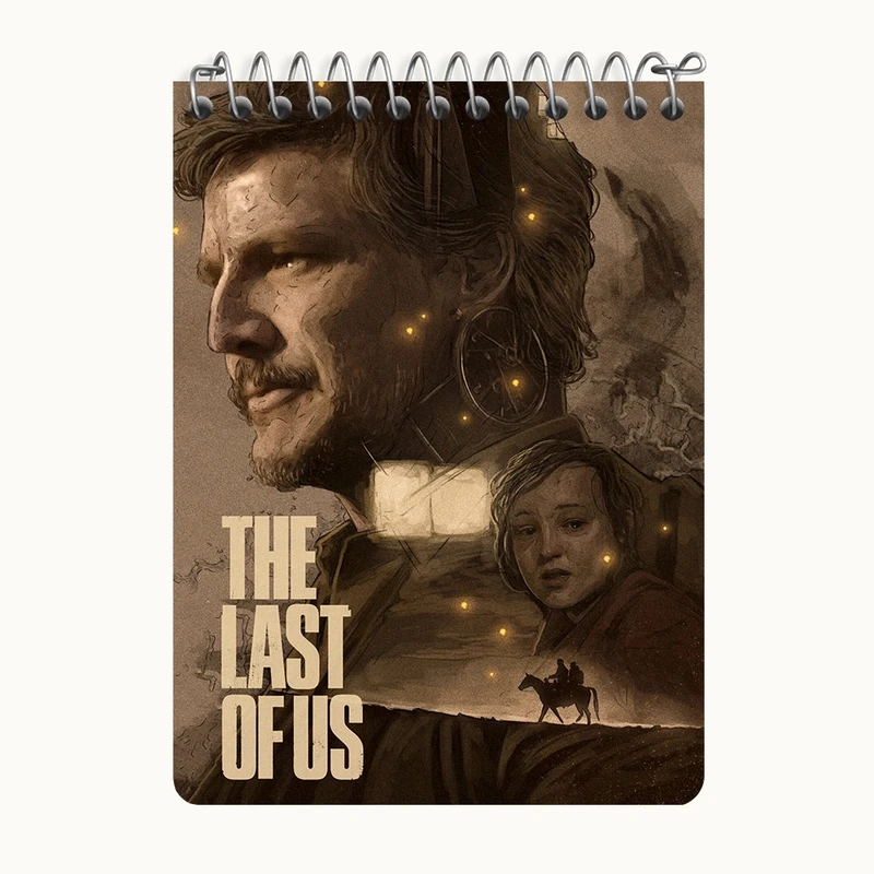 دفتر یادداشت 50 برگ خندالو طرح (The Last Of Us) آخرین بازمانده از ما کد N9307