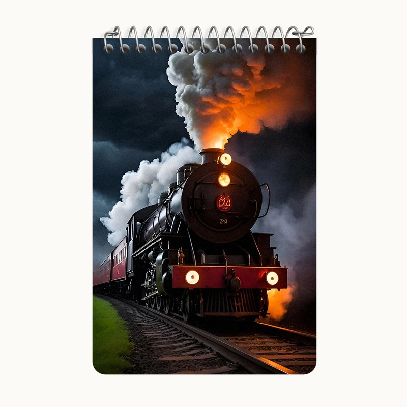 دفتر یادداشت 50 برگ خندالو طرح قطار کد F8061