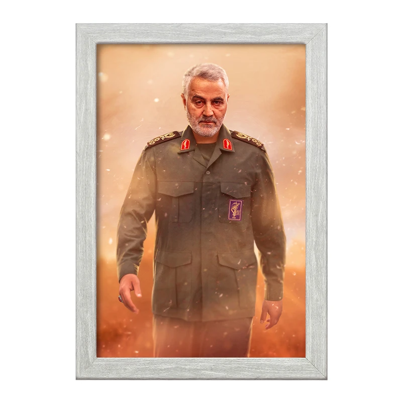 تابلو خندالو طرح سردار قاسم سلیمانی  کد 2616