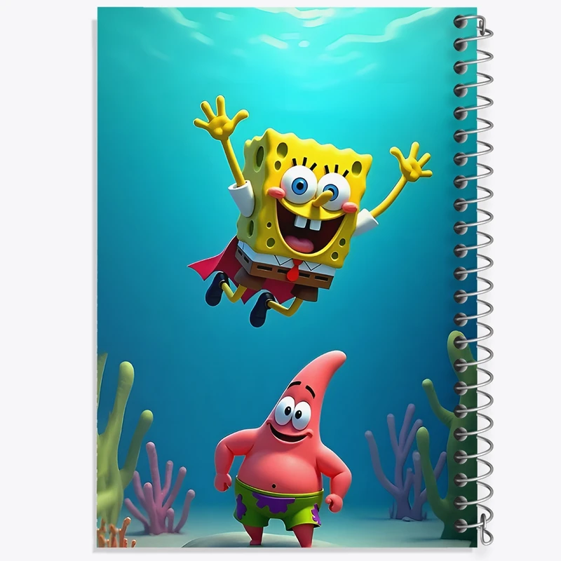 دفتر لیست خرید 50 برگ خندالو طرح باب اسفنجی کد F11716