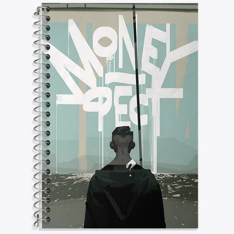 دفتر زبان 50 برگ خندالو مدل دو خط طرح پسرانه کد N7414