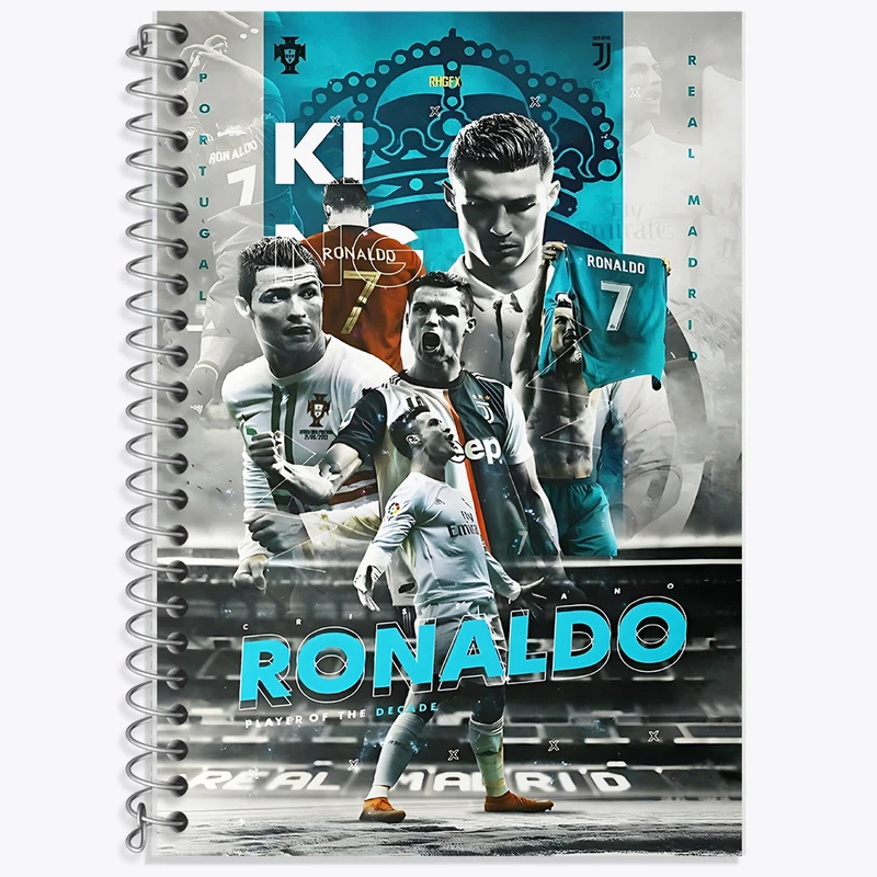 دفتر نت موسیقی 50 برگ خندالو طرح کریستیانو رونالدو کد F13515