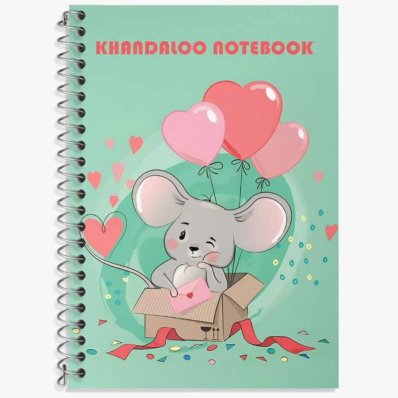 دفتر لغت 50 برگ خندالو طرح موش بامزه کد N6206