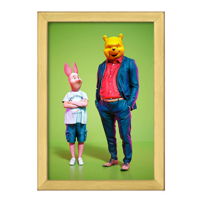 تابلو خندالو طرح وینی پو (Pooh) کد F180