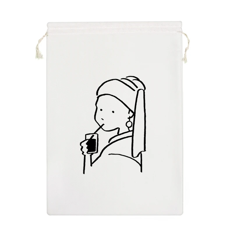 نظم دهنده خندالو مدل دختری با گوشواره مروارید کد H1492-M