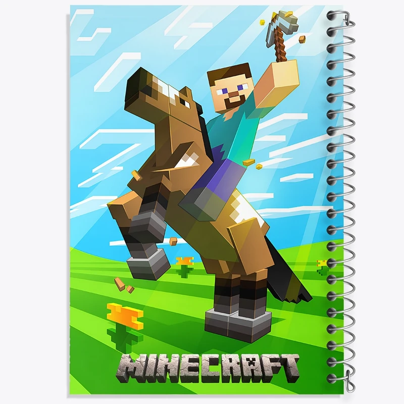 دفتر لیست خرید 50 برگ خندالو طرح ماینکرافت (Minecraft) کد F14083