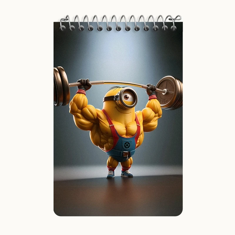 دفتر یادداشت 50 برگ خندالو طرح مینیون ها (Minions) کد F4397