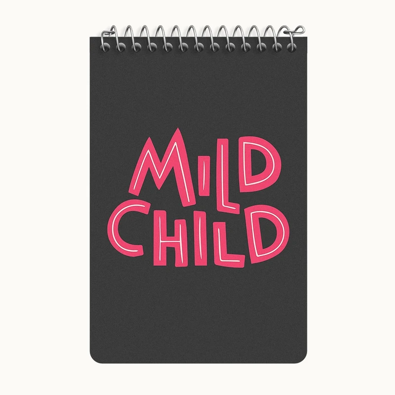 دفتر یادداشت 50 برگ خندالو طرح Mild Child کد F11466