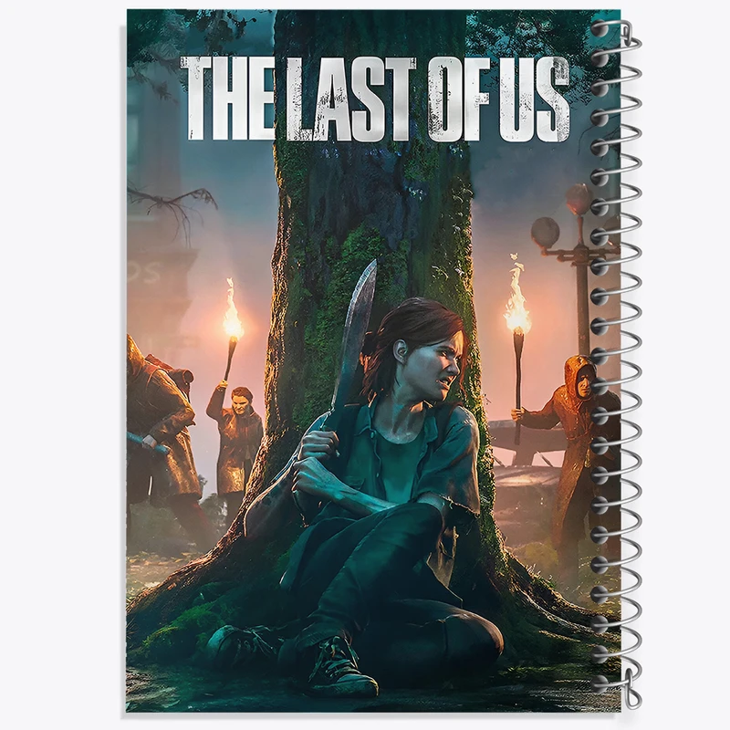 دفتر نقاشی 50 برگ خندالو طرح (The Last Of Us) آخرین بازمانده از ما کد N9322