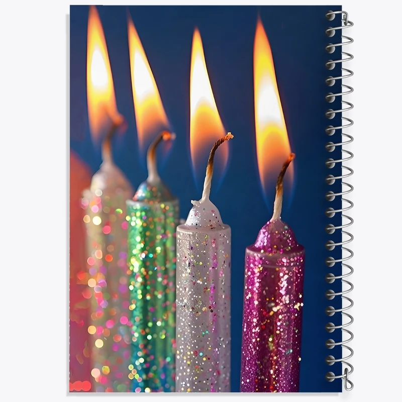 دفتر لیست خرید 50 برگ خندالو طرح شمع تولد کد F11598