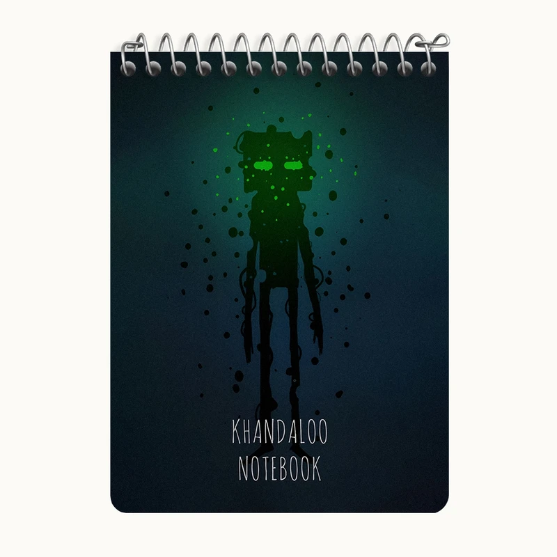 دفتر یادداشت 50 برگ خندالو طرح بازی ماینکرافت (Minecraft) کد N8734