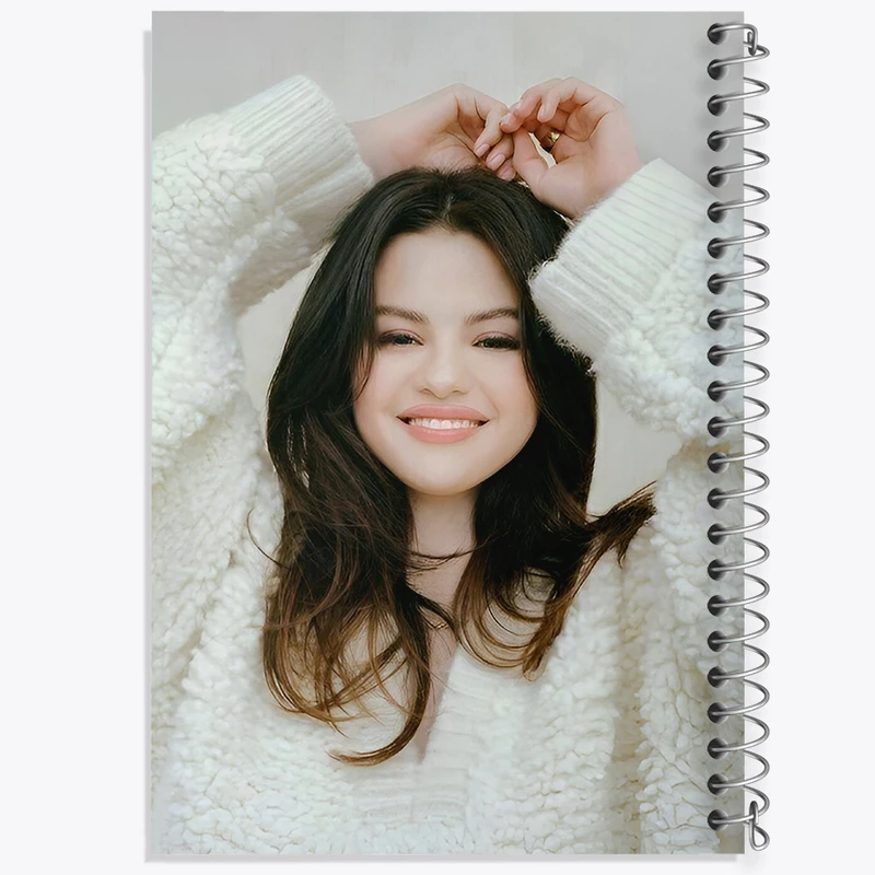 دفتر مشق 50 برگ خندالو طرح سلنا گومز (Selena Gomez) کد F10192