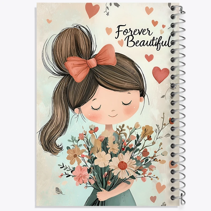 دفتر لیست خرید 50 برگ خندالو طرح دخترانه فانتزی کد N7355