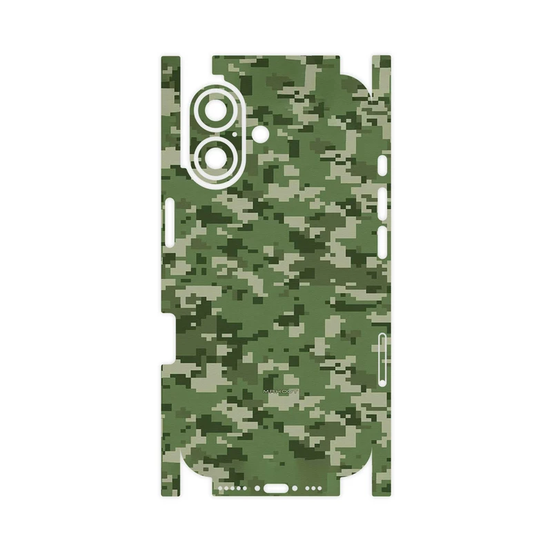 برچسب پوششی ماهوت مدل Army_Green_Pixel-FullSkin مناسب برای گوشی موبایل اپل iPhone 17