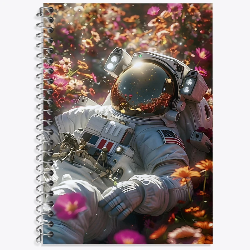 دفتر نت موسیقی 50 برگ خندالو طرح فضانورد کد F3941