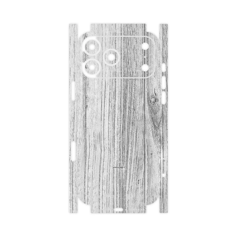 برچسب پوششی ماهوت مدل White_Wood-FullSkin مناسب برای گوشی موبایل اپل iPhone 17 Pro Max