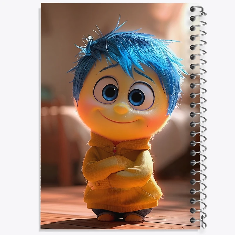 دفتر لیست خرید 50 برگ خندالو طرح شخصیت شادی اینساید اوت کد F3345