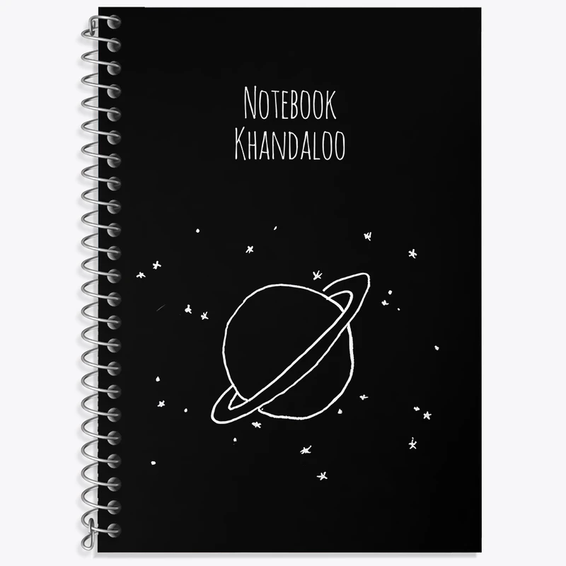 دفتر نت موسیقی 50 برگ خندالو طرح فضایی کد N7692