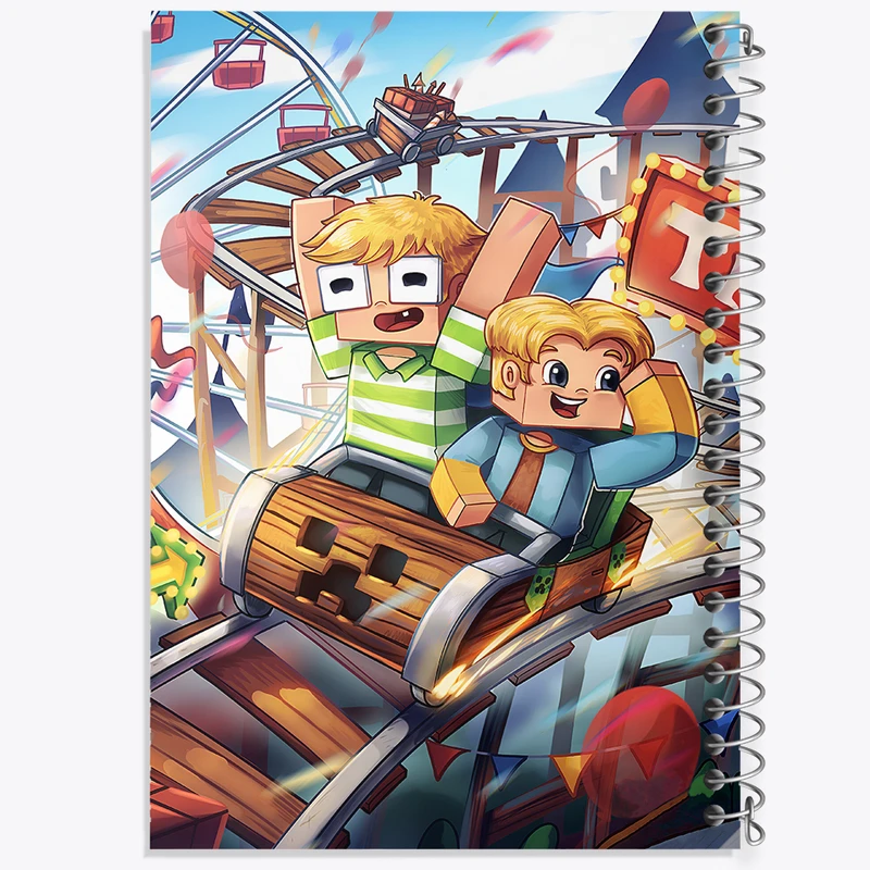 دفتر نقاشی 50 برگ خندالو طرح ماینکرافت (Minecraft) کد F14070