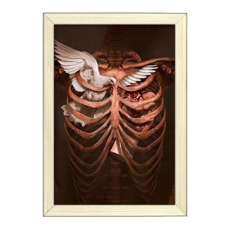 تابلو خندالو طرح حبس در سینه کد F10704