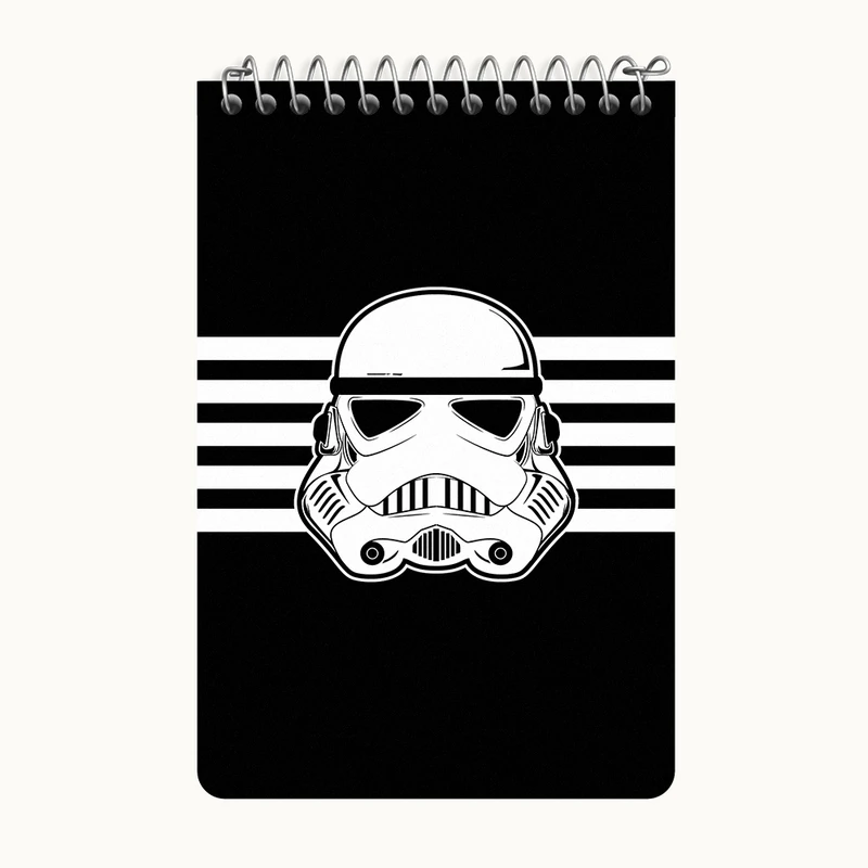 دفتر یادداشت 50 برگ خندالو طرح جنگ ستارگان کد F3589