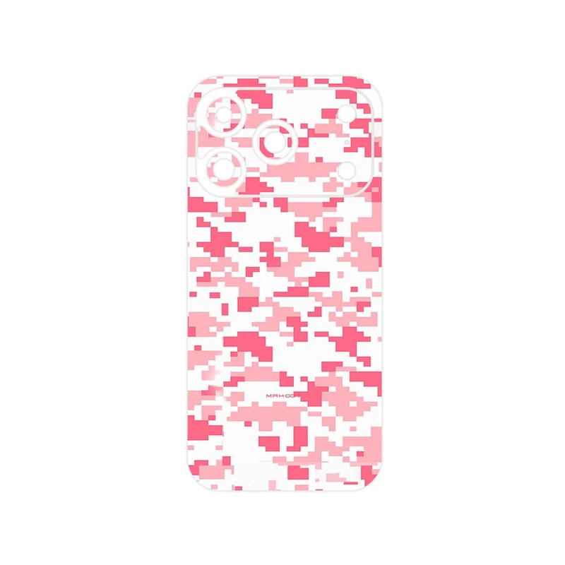 برچسب پوششی ماهوت مدل Army_Pink_Pixel مناسب برای گوشی موبایل اپل iPhone 17 Pro