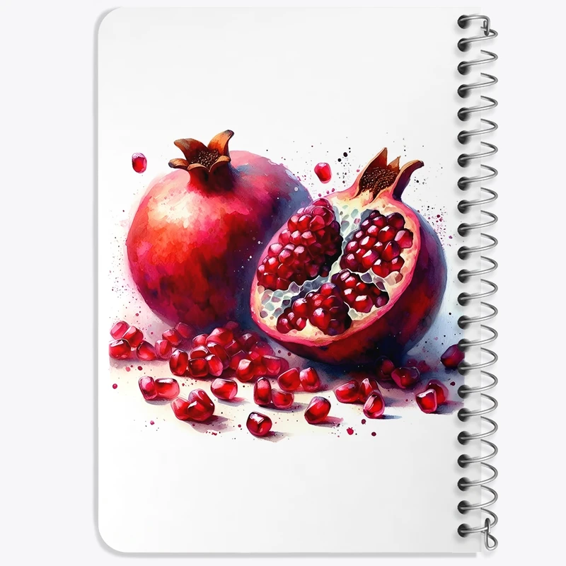دفتر یادداشت 50 برگ خندالو طرح انار و یلدا کد F6198