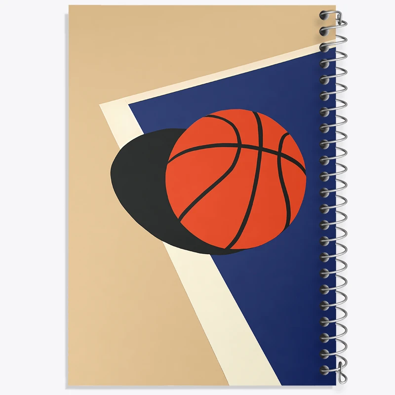 دفتر نقاشی 50 برگ خندالو طرح بسکتبال (Basketball) کد F11999