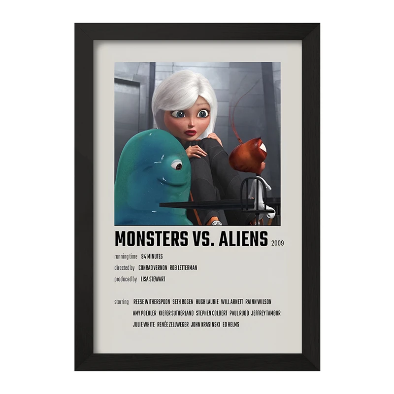 تابلو خندالو طرح هیولاها علیه بیگانگان (Monsters vs. Aliens) کد F13225
