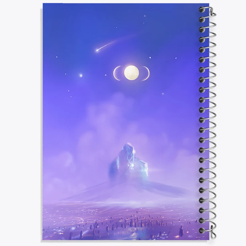 دفتر مشق 100 برگ خندالو طرح فضایی کد F12524