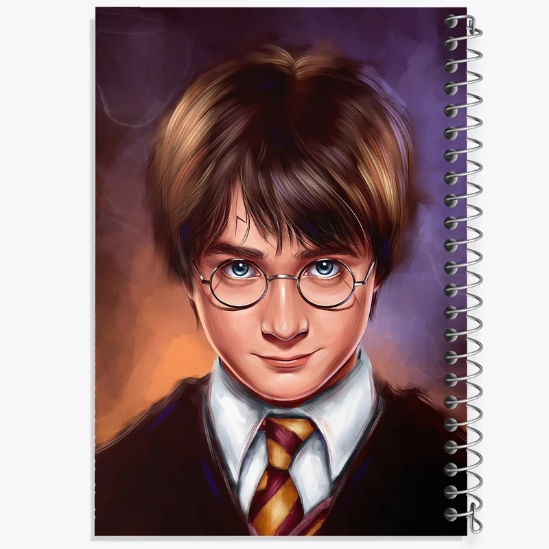 دفتر طراحی 50 برگ خندالو طرح هری پاتر (Harry Potter) کد F852