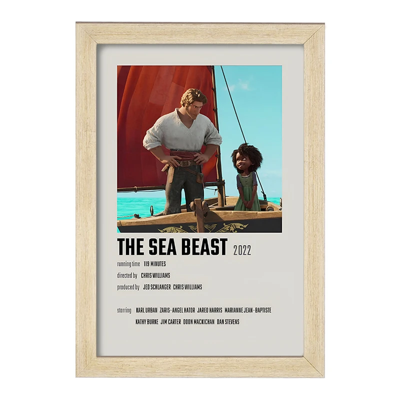 تابلو خندالو طرح هیولای دریا (The Sea Beast) کد F13271