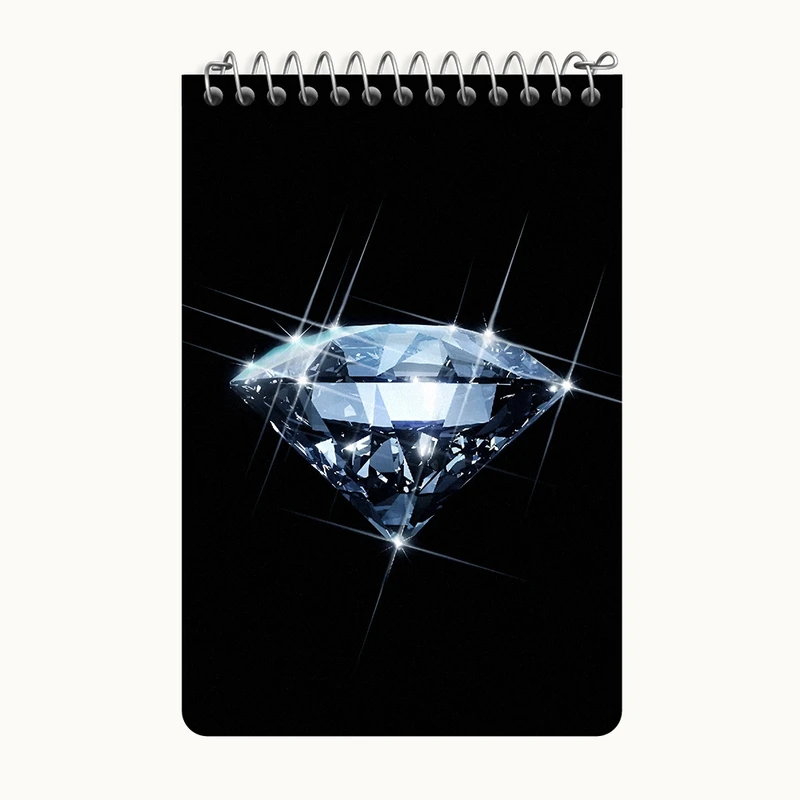 دفتر یادداشت 50 برگ خندالو طرح الماس کد F3862