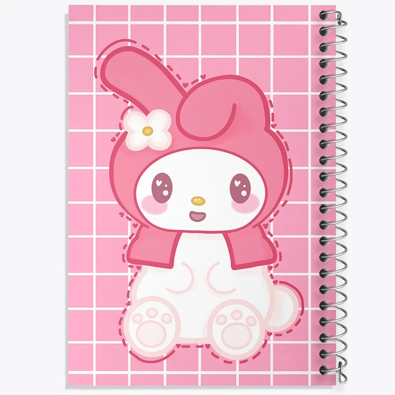 دفتر طراحی 50 برگ خندالو طرح کرومی (Kuromi) کد N7800