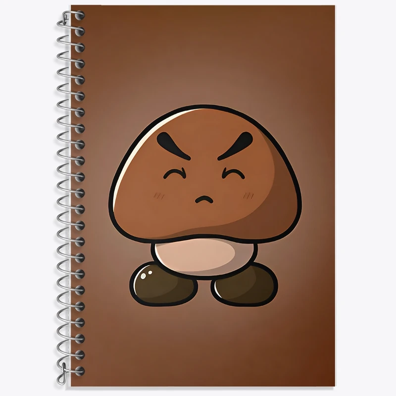 دفتر زبان 50 برگ خندالو مدل سه خط طرح سوپر ماریو (Super Mario) کد F9433