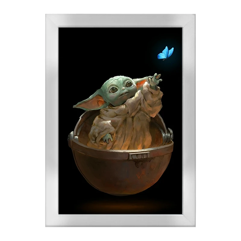 تابلو خندالو طرح بیبی یودا کد F3373