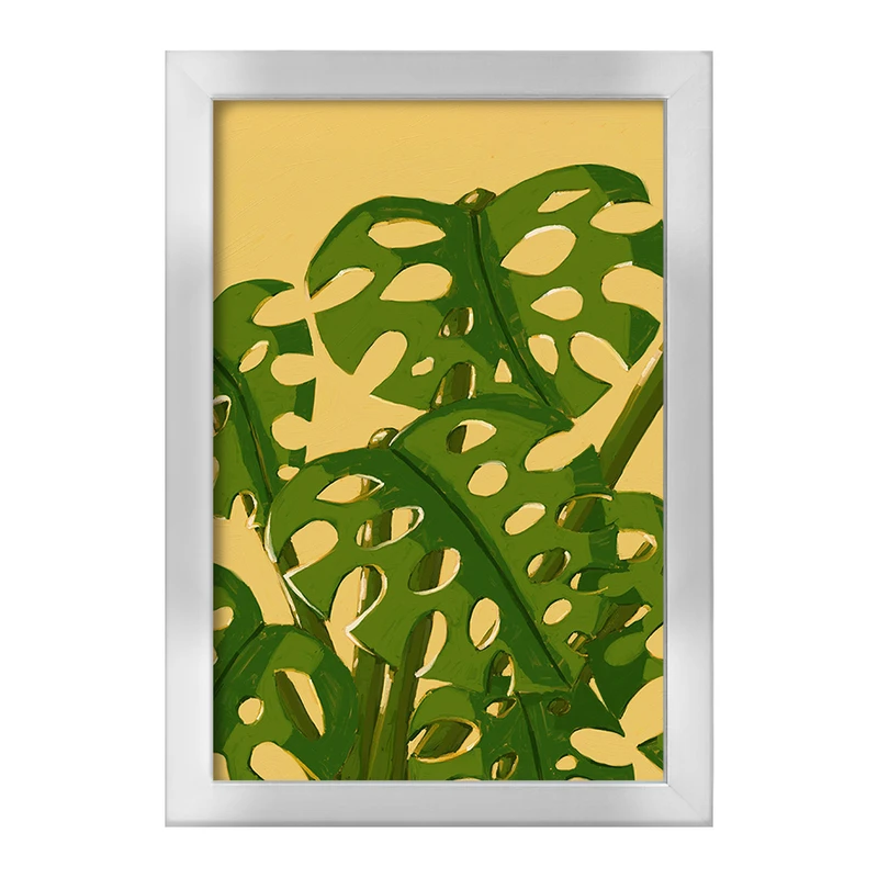 تابلو خندالو طرح برگ حصیری کد F14133