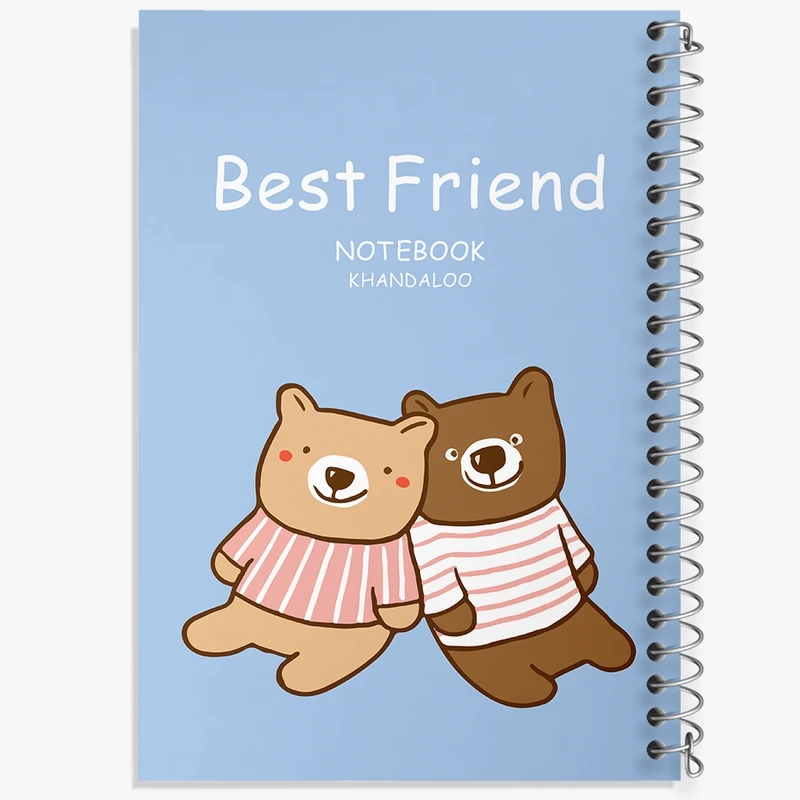 دفتر طراحی 50 برگ خندالو طرح Best Friends کد N908