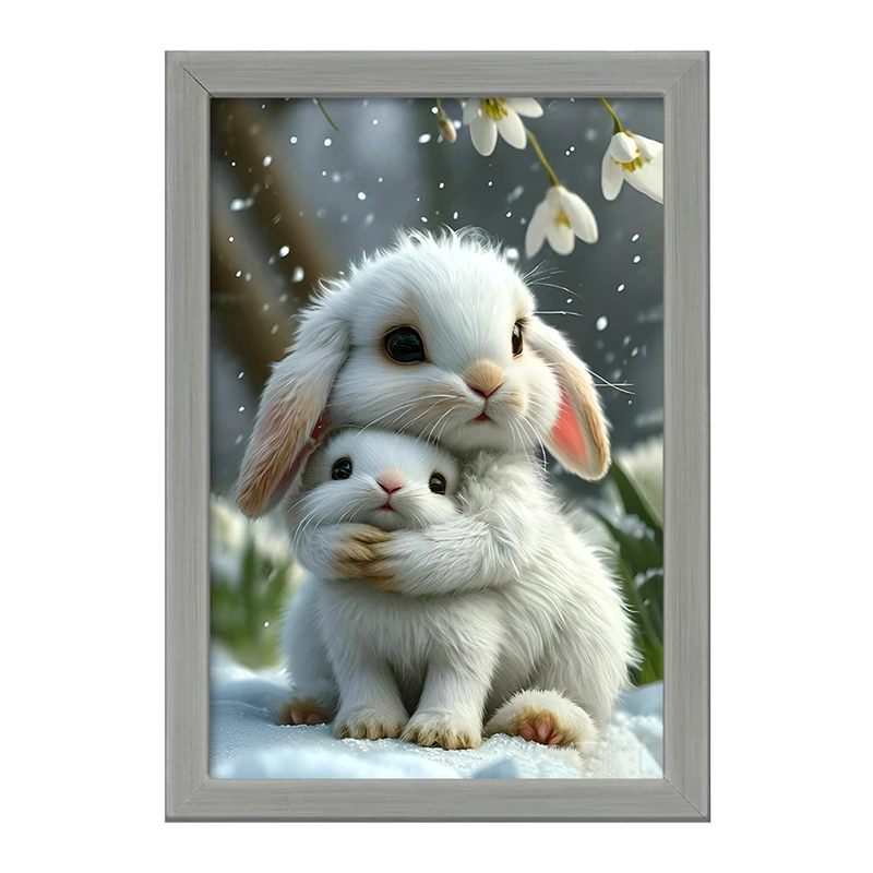 تابلو خندالو طرح خرگوش های بازیگوش کد F12782